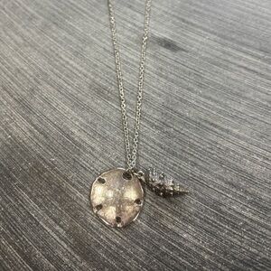 Seashell & Sand Dollar Pendant Necklace